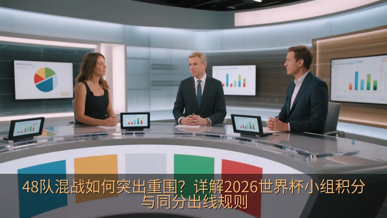 48队混战如何突出重围？详解2026世界杯小组积分与同分出线规则